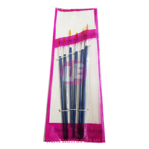 Cọ vẽ 6 cây đầu tròn (Vỹ)