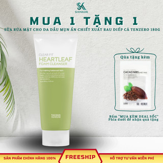 Sữa rửa mặt Diếp cá, giúp kiềm dầu, giảm mụn Tenzero tuýp 180g