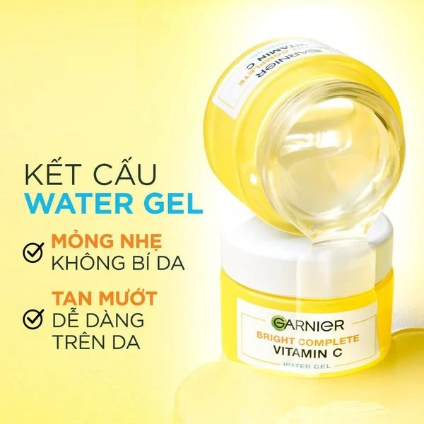 Garnier Gel dưỡng da Bight Complete Vitamin C Water-gel 50ml