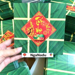 Mô hình Bánh Chưng xanh,Bánh Tét,Dưa Hấu Đỏ bằng giấy trang trí Tết,Lễ Hội xuân,trường học,giỏ quà,Decor Tết,quán cà phê