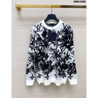 ÁO Len Nam LV Cổ Tròn hoạ tiết Dệt len Chất Dày Dặn Mềm Mại phong cách trẻ trung form chuẩn