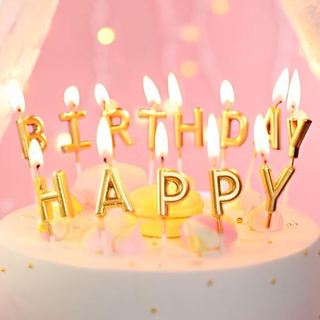 NẾN CHỮ HAPPY BIRTHDAY, NẾN CHỮ I LOVE U, NẾN TRANG TRÍ BÁNH SINH NHẬT CAO CẤP