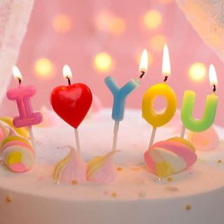 NẾN CHỮ HAPPY BIRTHDAY, NẾN CHỮ I LOVE U, NẾN TRANG TRÍ BÁNH SINH NHẬT CAO CẤP