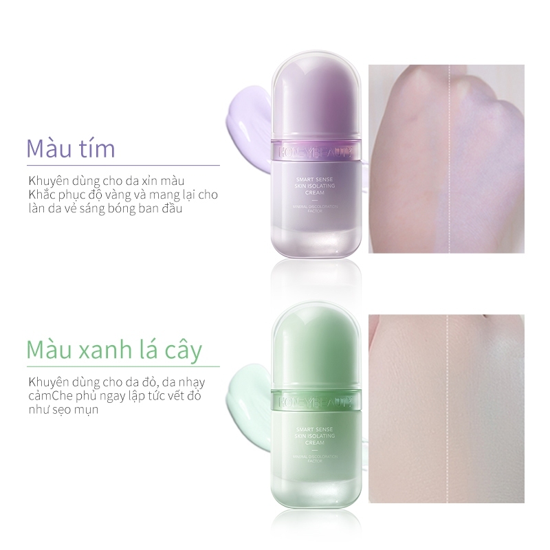 Kem lót trang điểm đổi màu Honey Beauty/Kem che khuyết điểm