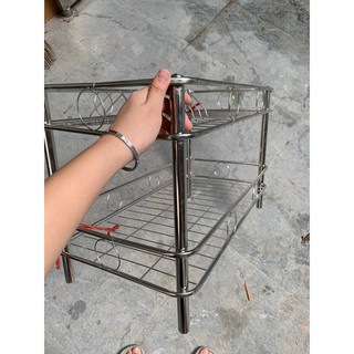 Chạn úp bát đứng/Kệ bát treo 2 tầng 3 tầng INOX đủ size