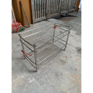 Chạn úp bát đứng/Kệ bát treo 2 tầng 3 tầng INOX đủ size