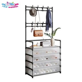  Kệ Để Giày Kệ Đựng Giày Dép 5 Tầng Kèm Nắp Nhựa PP Chống Bụi Bẩn Thông Minh 