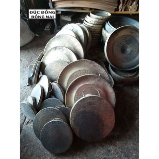 Cồng chiêng có núm bằng đồng size 20cm (Tặng đùi di kèm)