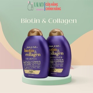 Dầu gội xả Biotin & Collagen OGX 385ml