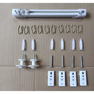 (giá sỉ lấy 5* ) Thanh ray 1m - 1,7m treo rèm xếp ly