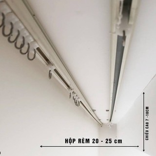 (giá sỉ lấy 5* ) Thanh ray 1m - 1,7m treo rèm xếp ly