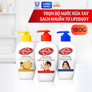 Nước Rửa Tay Lifebuoy Bảo Vệ Khỏi 99.9% Vi Khuẩn - Chai 180G/450g