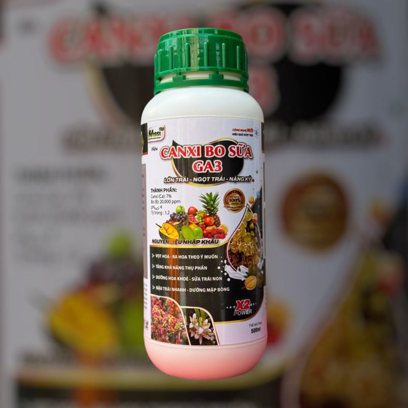 Phân Bón CANXI-BO-GA3 SỮA ( Chai 500ml )