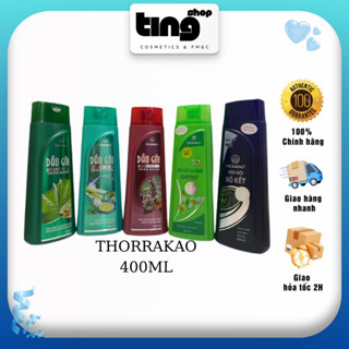 Dầu gội hoa bưởi Thorakao bồ kết, chanh xả bạc hà, củ xả mần trầu 400ml