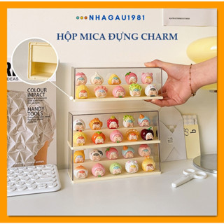 Hộp Đựng Túi Mù Hộp Mica Trưng Bày Charm Blind Box Mô Hình Mini Shop Nhagau1981