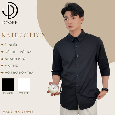 DODEP Áo sơ mi nam công sở tay dài