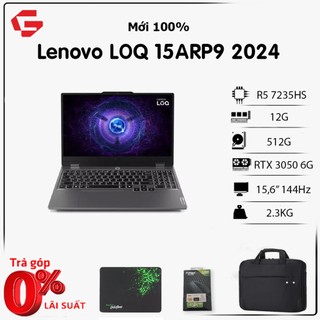  Laptop Lenovo LOQ 15ARP9 83JC0001US  Ryzen 5-7235HS 12GB 512GB RTX 3050 6GB 15.6" FHD 144Hz  