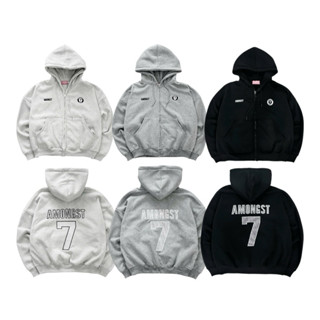 AMON7 HOODIE ZIP - Áo khoác nỉ kéo 2 chiều thêu 2 mặt, có túi trong form boxy Nabi.home