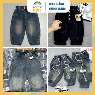 Quần jean dáng dài cho bé trai 1-7 tuổi size 11-27kg chất Jean mềm mại, ấm áp thiết kế mới 2025 | ĐỨC TRÍ KIDS