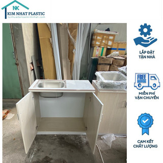 Tủ bếp mini sẵn bồn rửa freeship tphcm