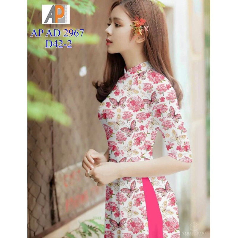 Vải áo dài in hoa nhí đẹp
