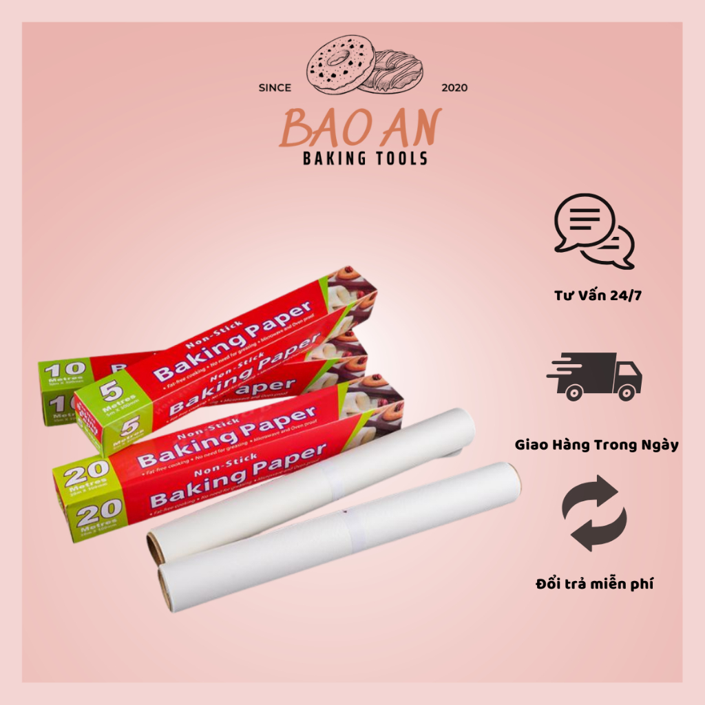 Giấy Nến, Giấy Nướng, Giấy Lót Nướng Bánh, Nướng Thực Phẩm