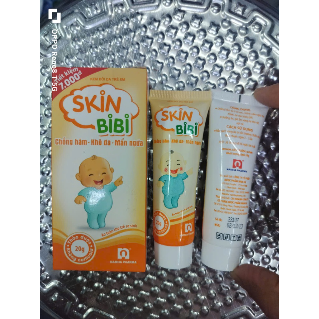 Kem bôi da trẻ em Skin BiBi bôi hăm da, khô da mẩn ngứa tuýt lớn 20g
