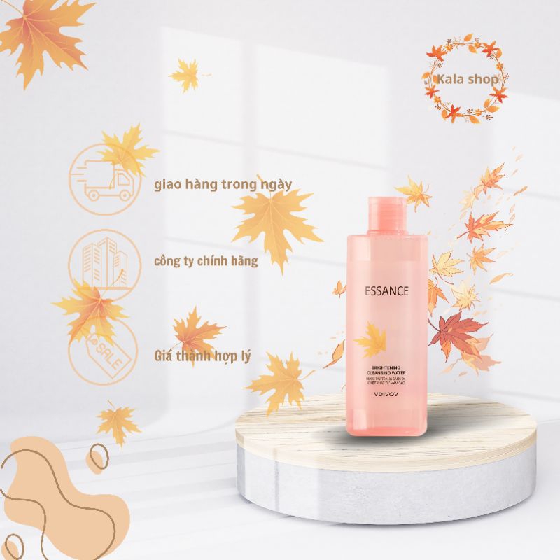 Nước Tấy Trang Essance Lành Tính Dịu Nhẹ 290ml Phân Phối Chính Hãng Tại Kala Cosmetic (Có Quà Tặng K