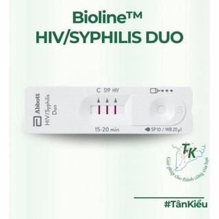 bộ xét nghiệm nhanh HIV tại nhà Bioline HIV 1/2 3.0 Abbott (có che tên sp)