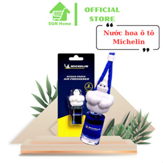 Nước hoa ô tô Michelin dạng treo W878 - hương Biển, hương Vani, hương Sport, hương Bubble Gum