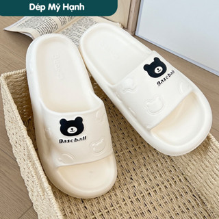 Dép Nữ Đi Trong Nhà Chống Trơn Trượt, Dép Quai Ngang Gấu Hoạt Hình Cho Nữ Đi Chơi, Nhà Tắm