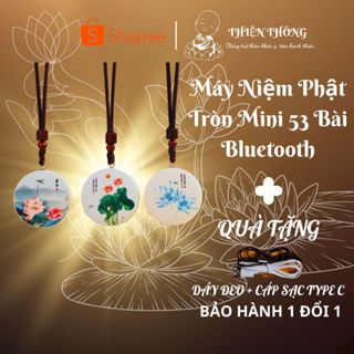Máy Niệm Phật, Máy Niệm Phật Mini, Máy Tụng Kinh Địa Tạng, Đài Niệm Phật, Máy Nghe Kinh 53 Bài, Sạc Type C, Khe Thẻ Nhớ