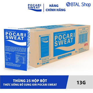 1 THÙNG POCARI SWEAT ( DATE MỚI NHẤT 2027) 125 gói - giải khát bù nước, bù điện giải