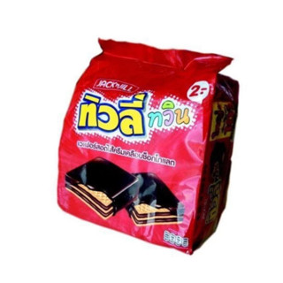Bánh Xốp Tivoli Jack N' Jill Thái Lan Phủ Socola Nhân Kem Vani (Túi 24 gói)