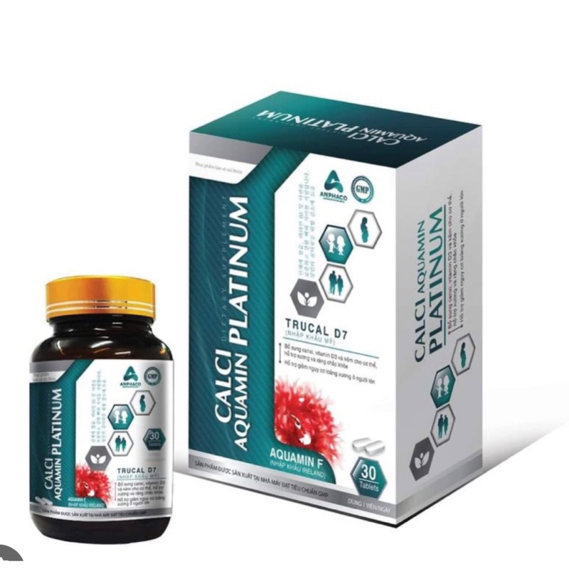 Calci Aquamin Platium. Bổ sung canxi hữu cơ từ bảo biển