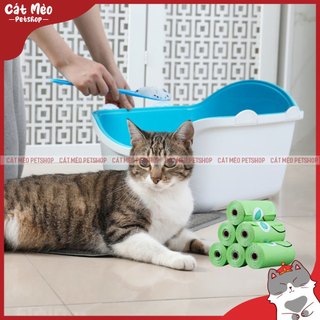 [Combo 3] Cuộn Rác Túi Nilon Dọn Phân Cho Thú Cưng Chó Mèo