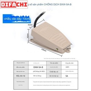 Công Tắc Bàn Đạp Chân TFS-3- CÔNG tắc bàn đạp chân máy dập, máy may, máy đột công nghệp ..., có 2 loại vỏ nhựa và nhôm