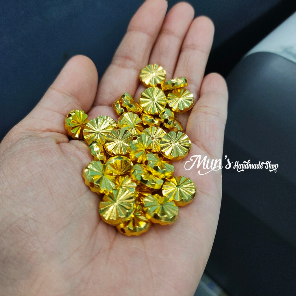 Túi 20 hạt charm hoa trang trí