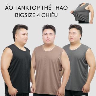  Áo ba lỗ nam big size áo tank top nam vải co giãn 4 chiều nam nữ 70-150kg BSCOUTURE BIGSIZESTUDIO 