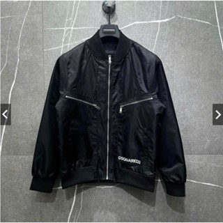  Áo Khoác Gió DSQ Nam Họa Tiết Thêu Khóa Chéo Đơn Giản Chất Liệu Gió Thời Trang Cao Cấp. Áo Gió Nam Khoá Zip Chéo Siu Đẹp 