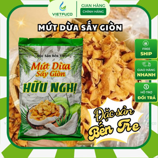 275g Mứt dừa khô sấy giòn Hữu Nghị - Đặc sản Bến Tre