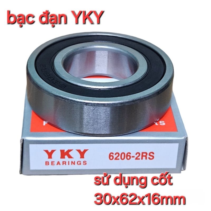 bạc đạn 6206 2RS YKY (cốt 30x62x16mm) mua nhiều giảm giá