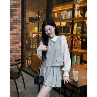 Set váy tiểu thư dạ xinh xắn