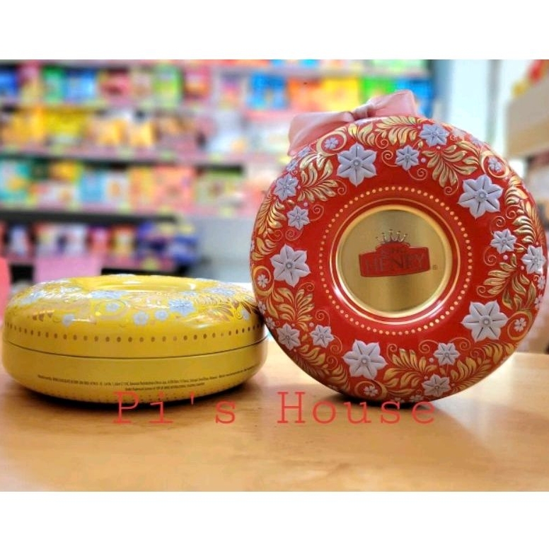 Socola tiramisu King Henry hộp tròn nơ 120g HSD 02/2026