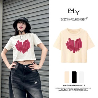 Áo Thun Croptop Nữ Basic Y2K Streetwear  - Chất Cotton 100% Mịn Đẹp - Form Lửng Cổ Tròn Cực Xinh - Hàng Hot Trend