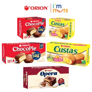 Bánh Chocopie và Bánh bông lan Custas Orion truyền thống