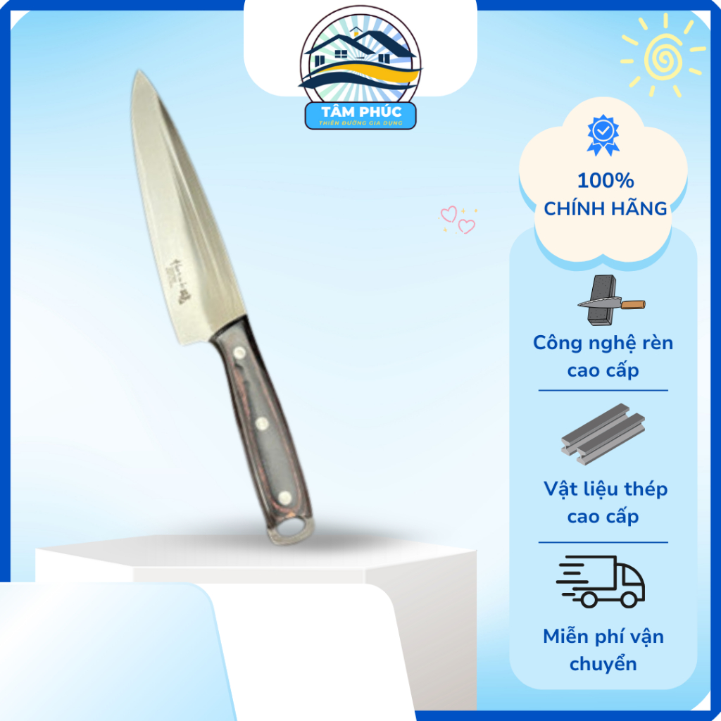 Dao Thái Đa Năng Akatsuki HC 15 – Dài 30cm, Lưỡi Dày ~2mm, Siêu Bền Siêu Sắc Bén HC15