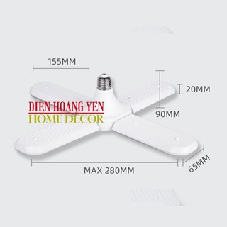 ĐÈN LED CÁNH QUẠT 4 CÁNH 75W SIÊU SÁNG