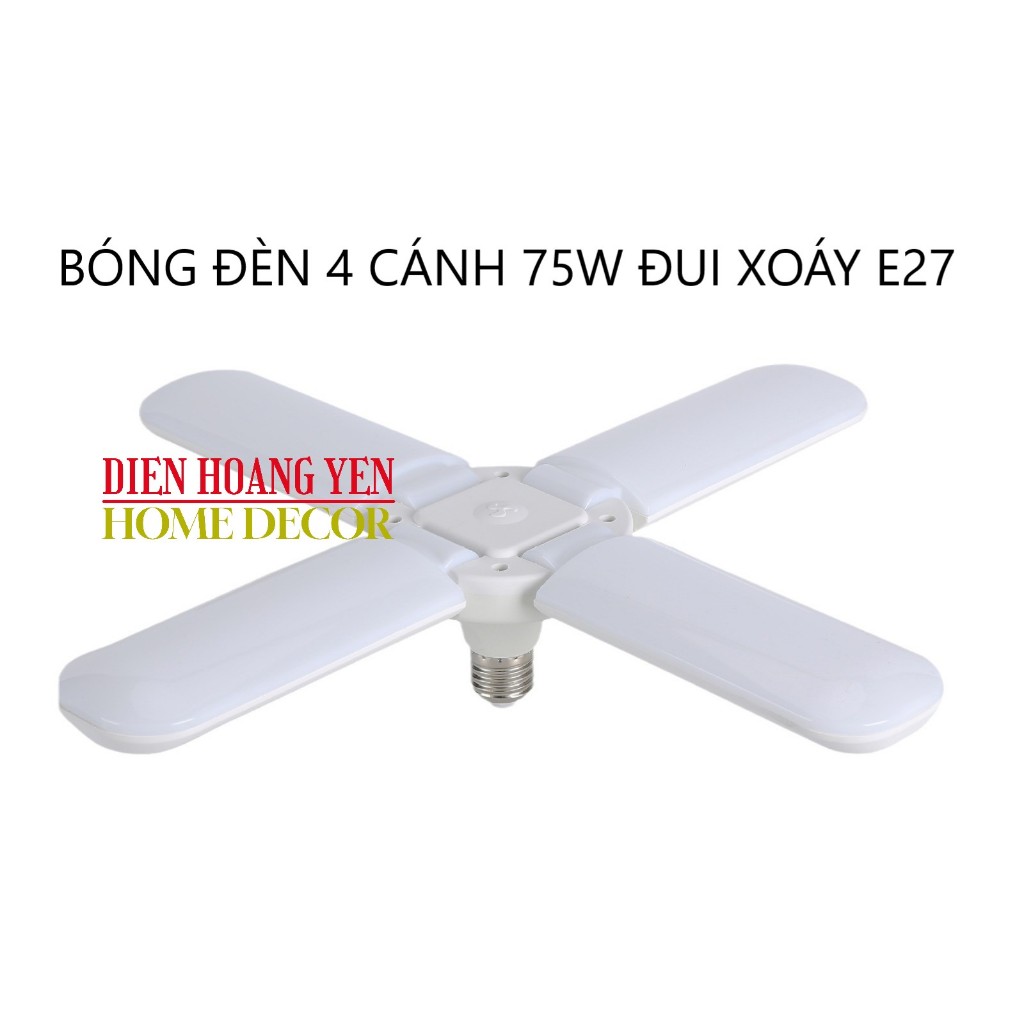ĐÈN LED CÁNH QUẠT 4 CÁNH 75W SIÊU SÁNG