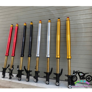 phuộc tăng chỉnh ti vàng usd kèm chảng 3 lắp xmen như zin không cần khoét nhựa